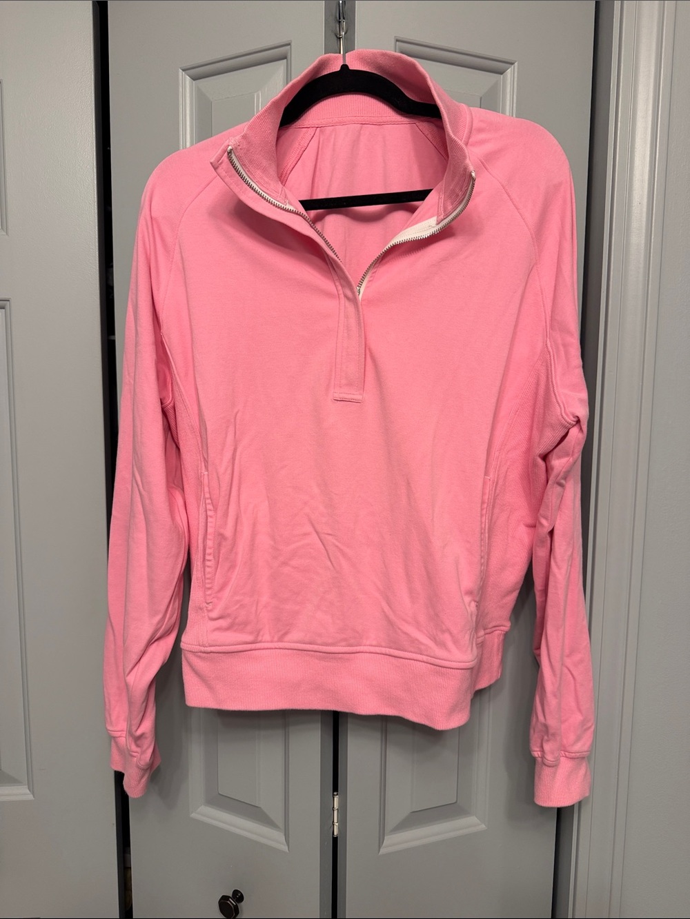 P'tula Pink Quarter-Zip Pullover Sweatshirt